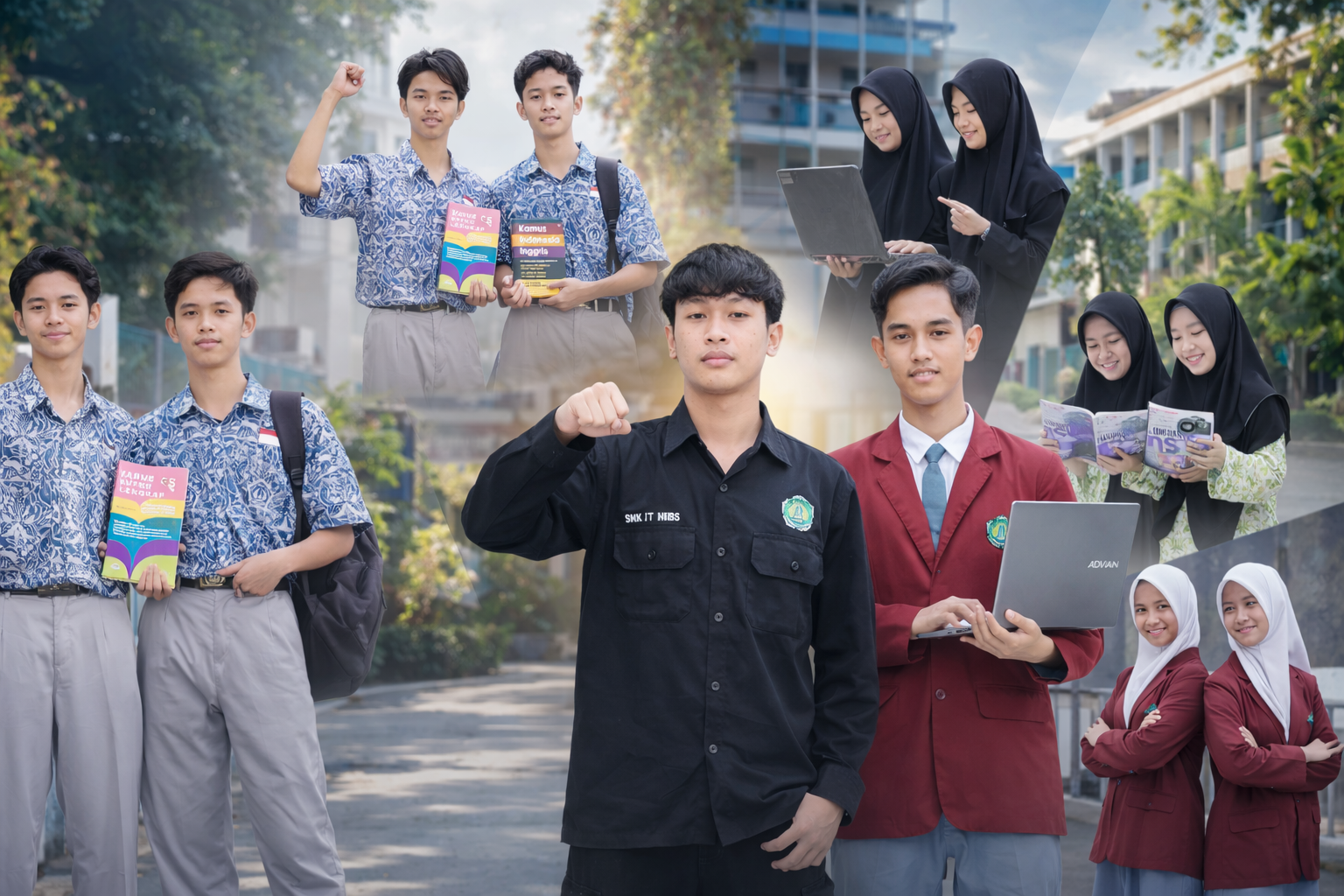 Santri dan Siswa YAYASAN NUR HASAN SENTING